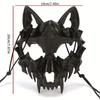1pc Halloween Japanese writer costumes animal horror secondary prop mask Dragon God Tiger dress mask