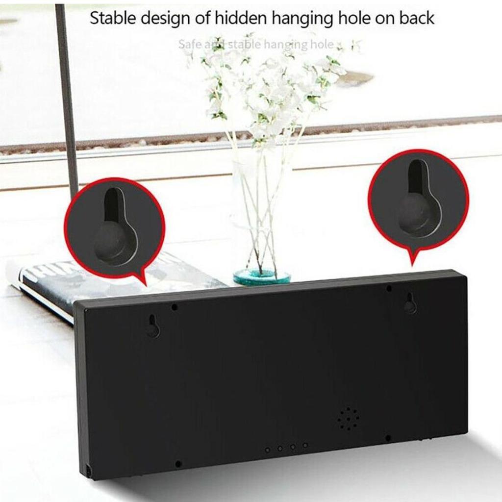 Dagu Large Screen Digital Wall Clock LED Display Desk Time Temperature Calendar Date