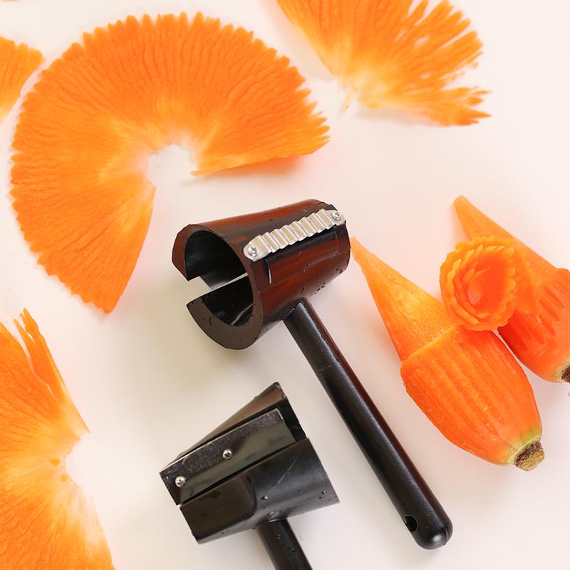 Multifunctional Spiral Curler: Creative Kitchen Tool for Cucumber, Carrot, Fruit & Vegetable Garnishing & Shaving