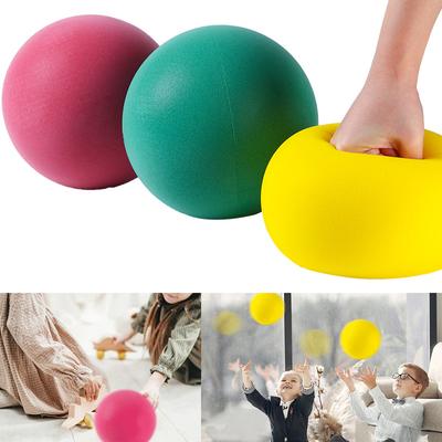 18Cm Sessiz Top Bebek Açık Hava Oyuncağı Katı Sünger Yumuşak Elastik Top Çocuk Oyunları