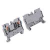 PT2.5 Push-in Terminal Block 1Pcs Anti-corrosion Electrical Cable Connector DIN Rail Type for Outdoor Wiring Projects