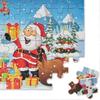 Christmas Wooden Puzzle Children's Puzzle 60 Pieces For Children In Tin Box Children's Birthday Part