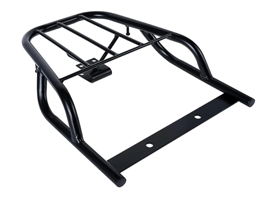 Rear Carrier for Honda Super Cub and Cross Compatible with Honda JA60 and JA44 Carrier Top Includes Cargo Hooks Cub, Up-Flat Cases, (Aftermarket Part)