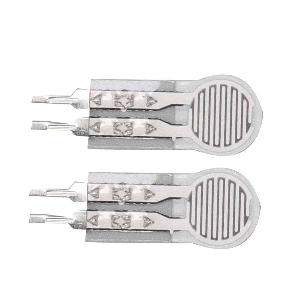 2 Stück Dünnschicht-Drucksensor Kraftempfindlicher Widerstand Widerstandstyp Flexible Wägezelle