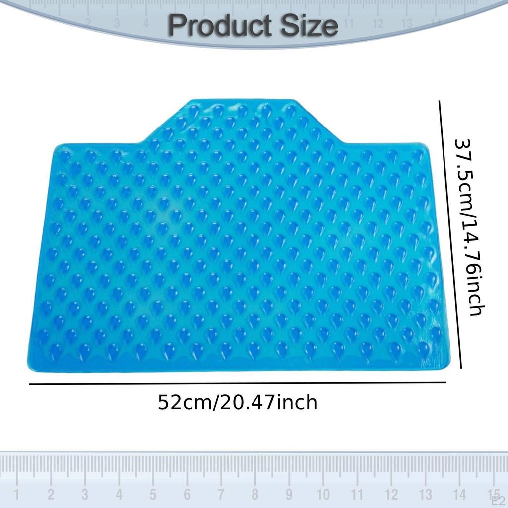 Cooling Gel Pillow Mat Summer Foldable Heat Dissipating Pad for Salon Home SPA