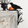 Decorations For Door Corner Door Corner Sign Metal Crow Door Topper Door Ornament Welcome Sign Elegant Waterproof Home Wall
