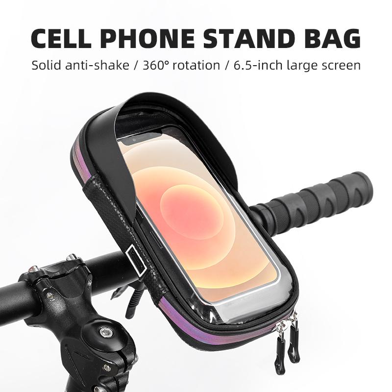 Bike Phone Support Waterproof Case Bag for Bicycle Handlebar Universal Adjustable Motorcycle Scooter Mobile Phone Mount Cover