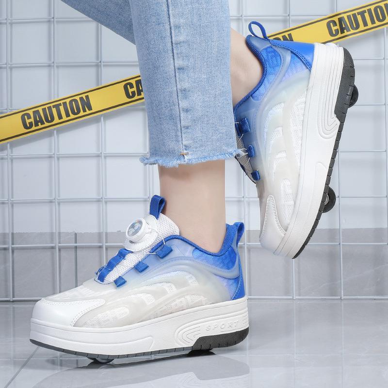 Internet-Berühmtheit Runaway Schuhe Mädchen Rollschuhe Jungen Radschuhe Kinder Schlittschuhe Studenten Vierrad-Runaway Schuhe Fliegende Schuhe