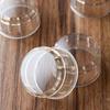 5pcs Leak-proof Mixing Cup Lid Thickened Splash-proof Wine Mixer Lid Groove Design Professional Bartender Cup Cover