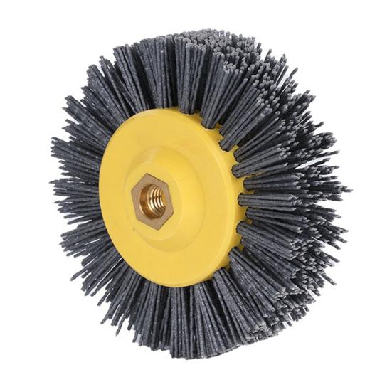 Angle Grinder Wire Wheel Brush Rust Resistant Easy To Install Multi-purpose Heavy-Duty Nylon Brush Woodworking Tool