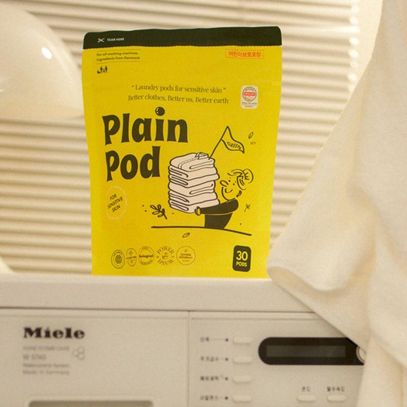 PlainPod Sensitiv Waschmittelkapseln (30 Kapseln) (Neutrales Waschmittel Waschmittel)