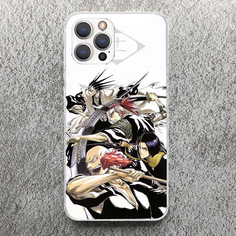 Bleach Zaraki Kenpachi Phone Case For iPhone 17 16 15 14 13 12 11 Pro Max Mini Plus Air 7 SE 8 Soft Silicone Print Shell Funda F
