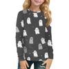 Children's Long-sleeved O-neck Top Printed Daily Casual