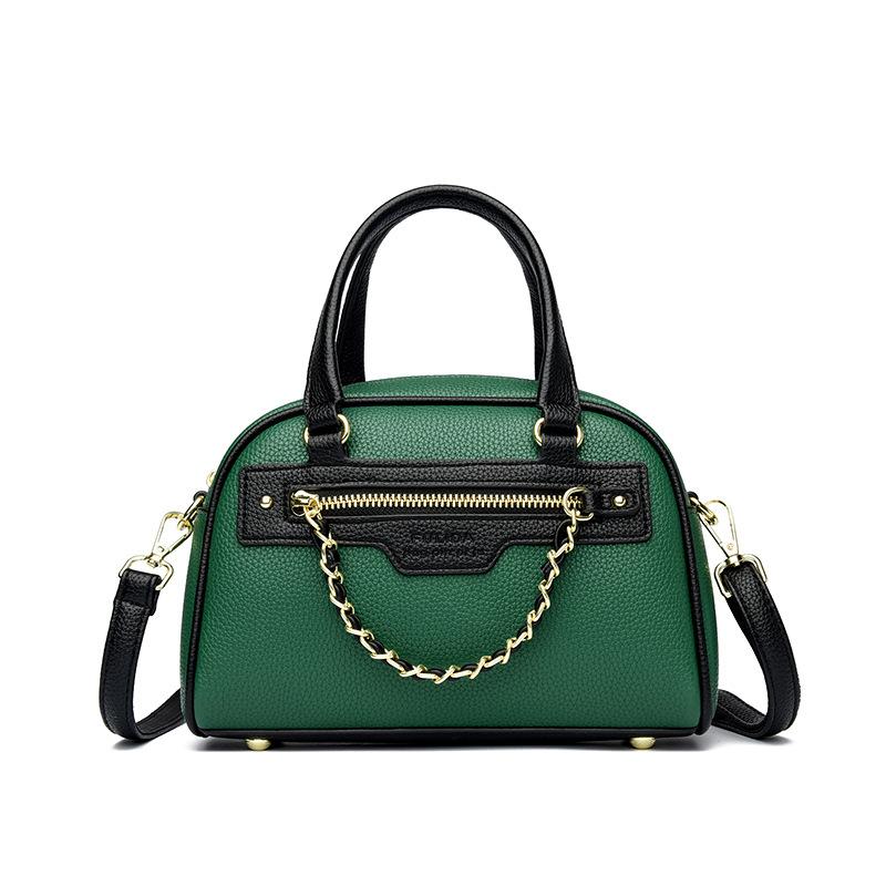 Simple Hand Held Bowling Bag for Women's New Style Niche Bag with One Shoulder Crossbody Pillow Bag