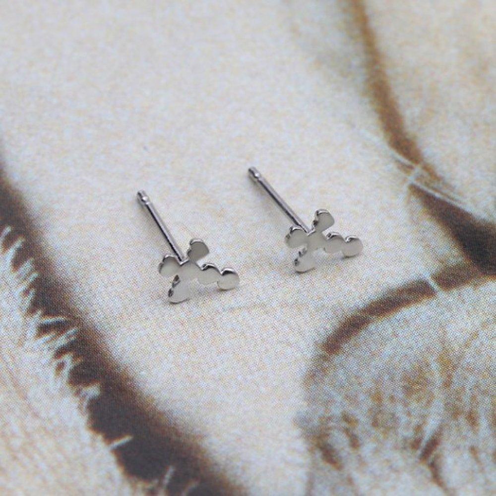 [Dijaxo] Women's Daily Accessory Heart Cross Earrings