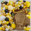 Harry Potter Balloon Arch Set Black Red Yellow Aluminum Film Balloon Suitable For Magic Wizard Theme