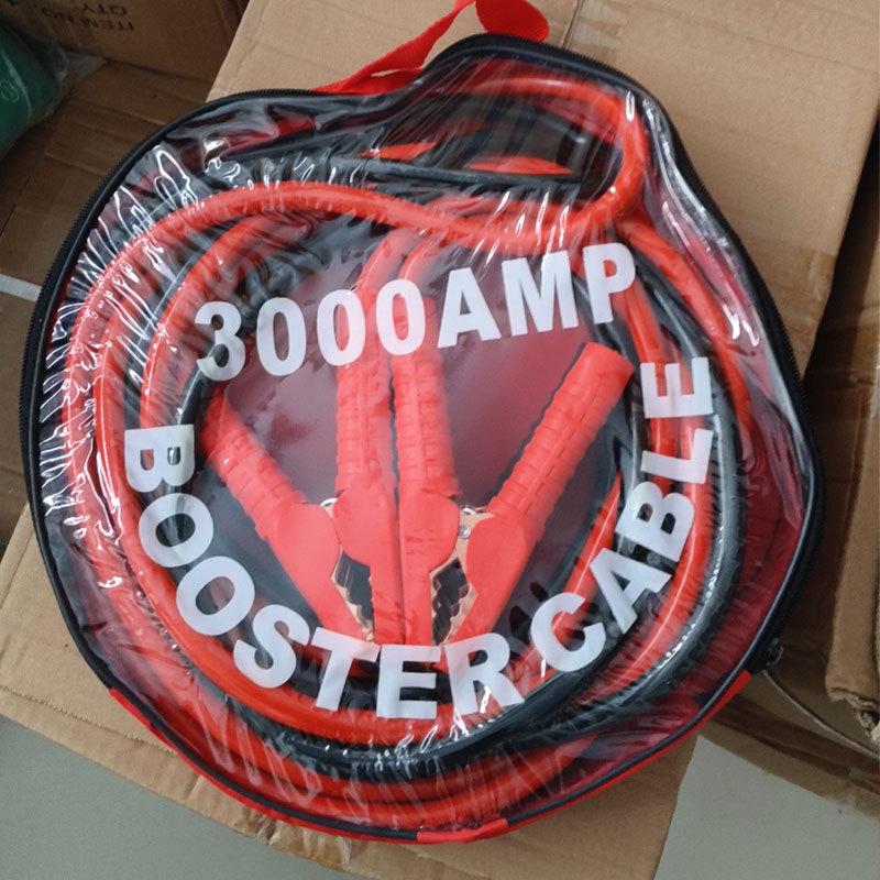 Thickened Car Battery Jumper Cables with Crocodile Clips for Emergencies