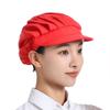 Dust-proof Chef Hat Elastic Hair Nets Cap Fashion Catering Cap  Food Service