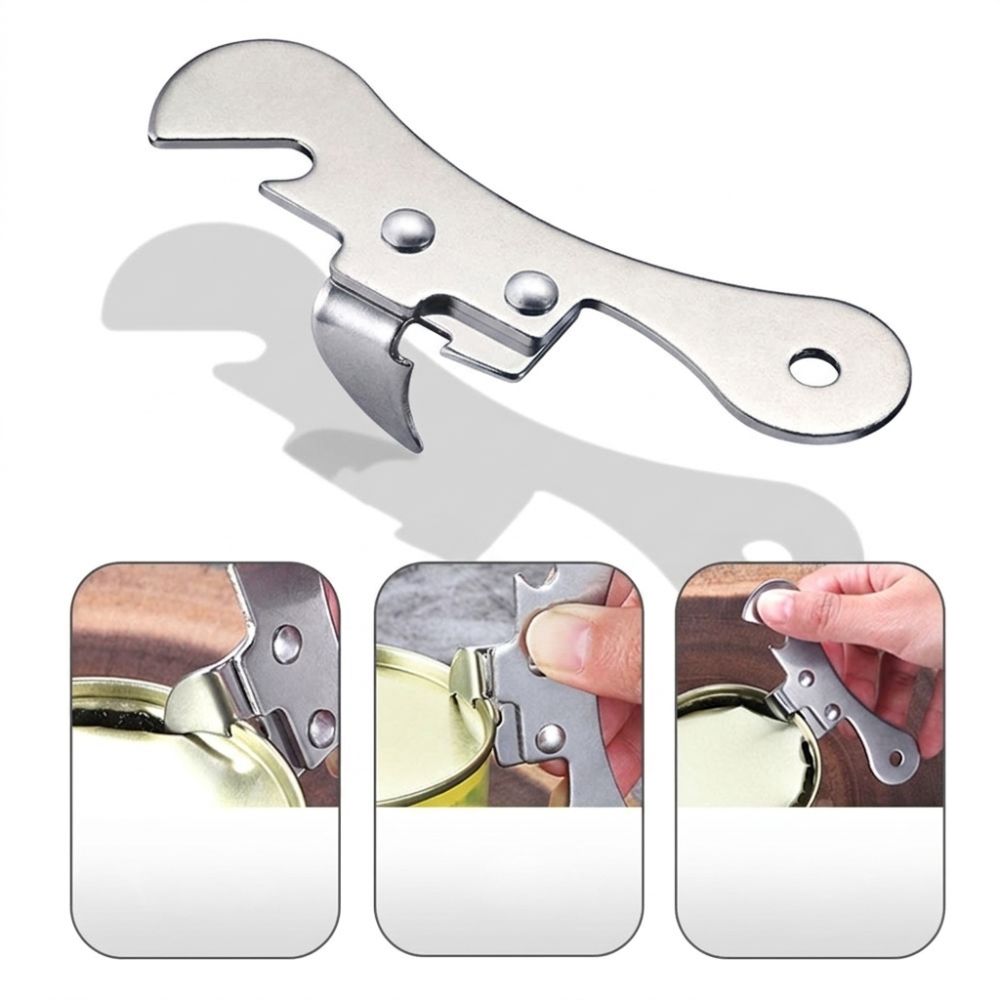 Multifunctional Bottle Opener Safe Cut Design Can Punch Opener Manual Can Opener Restaurant