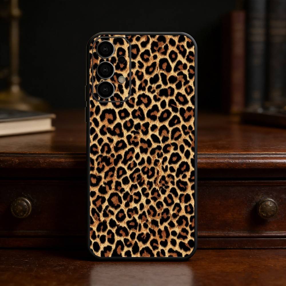 

Leopard Print Tiger Skin Phone Case For Samsung S25,S24,S21,S22,S23,S30,Ultra,S20,Plus,Fe,Lite Black Shell Samsung S23ULTRA5G