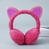 Fashionable Ear Muffs for Women Girl with Cat Ear Folding Comfortable Ear Protectors for Easy Storage Winter Headwear