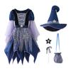 Children's Clothing Girls' Cosplay Witch Costume Performance Dress  Gown