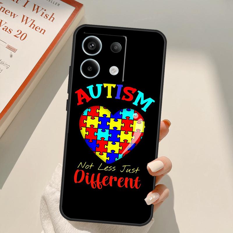 Autism Support Puzzle Funda For Xiaomi Redmi Note 13 10 11 12 14 15 Pro Plus Case For Redmi 15 15C 13C 12C 10C 14C