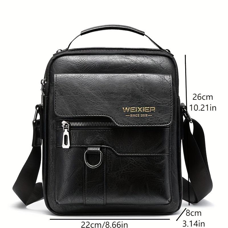 Crossbody Bag Women'S Shoulder Bag Vintage Leather Vertical Hand Business Women'S Casual Leather Bag Satchel Bag For Women