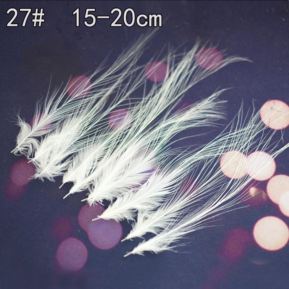 Weiße Feder Kollektion: DIY Handgemachte Bekleidungsaccessoires mit Gänse- und Truthahnfedern