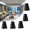 6Inch Sturdy Plastic Bed Lifters With Stable Base Portable Furniture Risers Set of 8 for Sofa Table Desk Storage