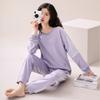[Soft Cotton] Pajamas Women'S Pure Cotton Long-Sleeved Trousers Loungewear Casual Wear Suit