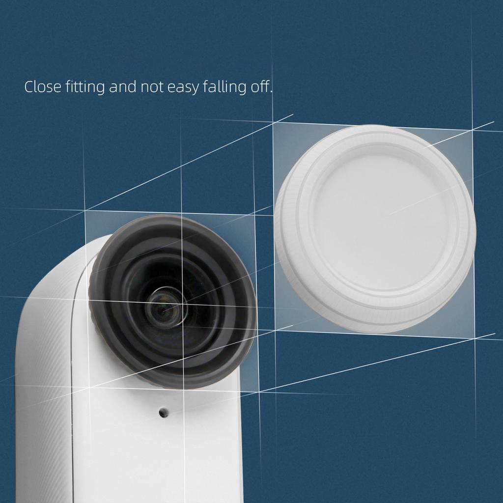 Dustproof Lens Caps for Insta360 GO 3S Silicones Front Lens Caps Lens Cover Protector Hood for Insta360 GO 3S Camera