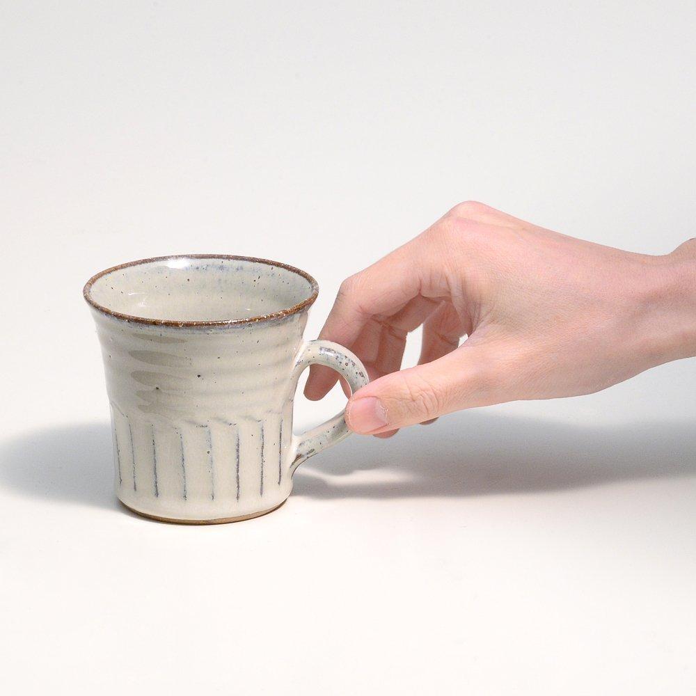 Shigaraki Ware Hechimon Shirahagi Mug