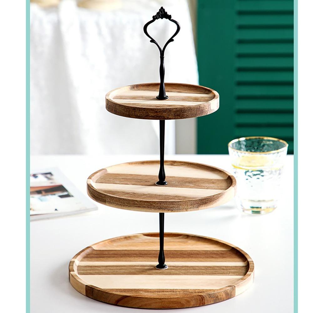 Detachable Multi Layer Frame Display Tray Smooth Food Platter Easy To Wipe Storage Tray Cafe Table