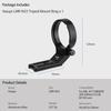 Haoge Lens Replacement Foot Ring Type Tripod Mount for Nikon NIKKOR ED VR Super Telephoto Zoom Plate Head Compatible LMR-N25 Mount, AF-S 200-500mm