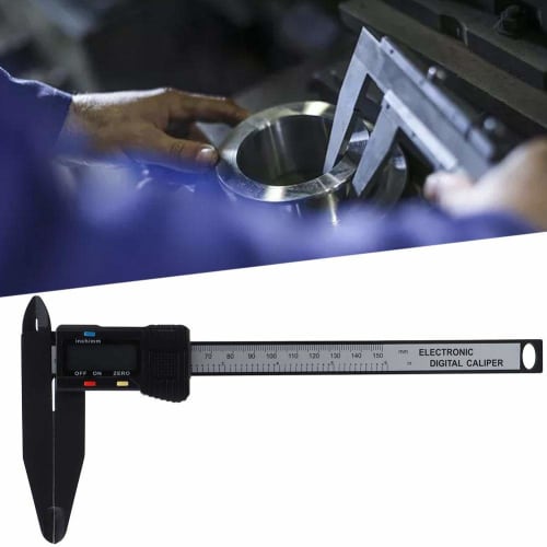 Digital Caliper, 150mm/300mm Digital Caliper Carbon Ruler with Long Jaw Measuring Tool (150mm)