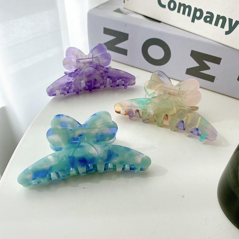 Elegante Retro Acetat Haarspange in atemberaubender Mehrfarbigkeit für Damen Haaraccessoires