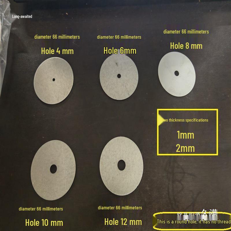 

M4/M6 Galvanized Iron Flat Washer with Large Outer Diameter 25x2.5, Thickness 1