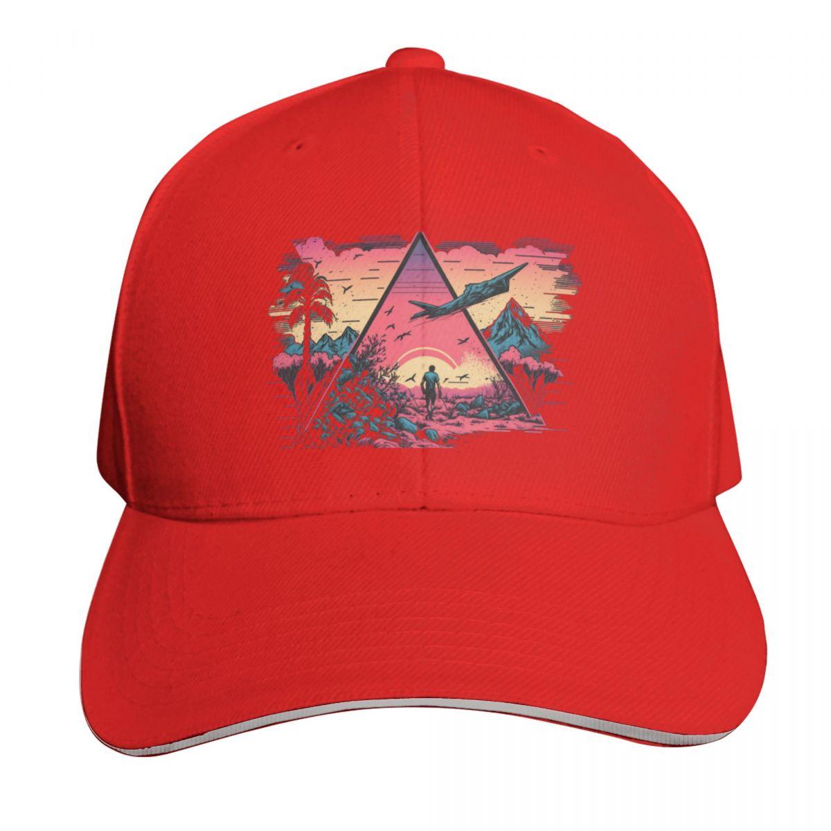 Retrowave Synthwave style Baseball Cap custom caps Fashion Beach Luxury Hat fishing hat Womens Beach Unisexs
