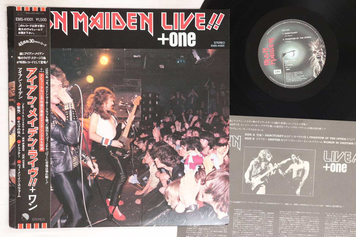 

12inch Record IRON MAIDEN - Live One EMS41001 EMI 1980 Japan Obi Metal Used