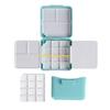 W89C Watercolor Paint Palette with Paint Brush Washer 12 Well Folding Paint Palette Case Portable Acrylics Paint Palette Box