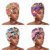 New Floral African Knot Turban Beanie Pre Tied Front Knot Elastic Head Wrap Elegant Women Chemo Cap Bandana Headwear