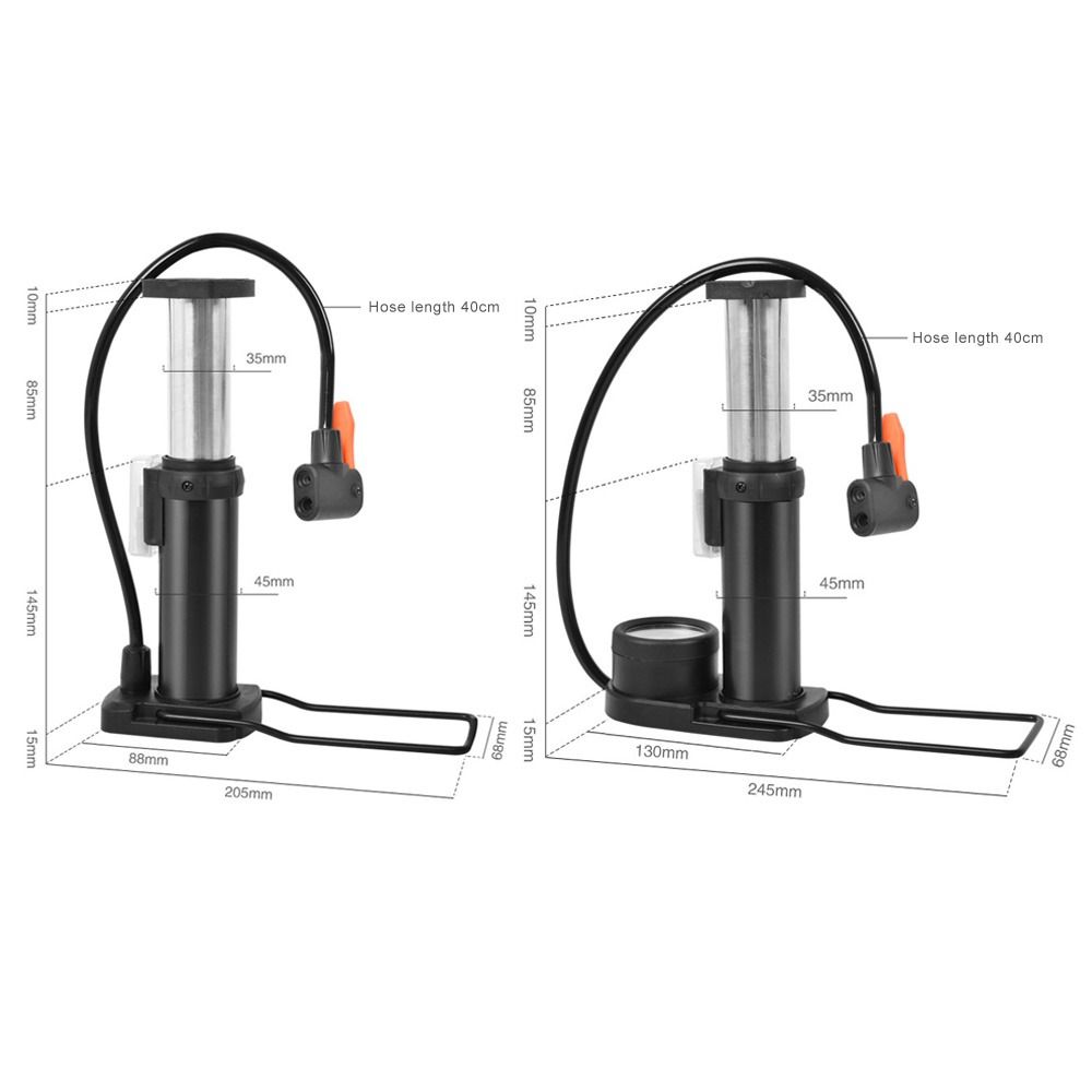 Universal Portable Mini Inflator Bike Pump Inflation Pump Foot Pump
