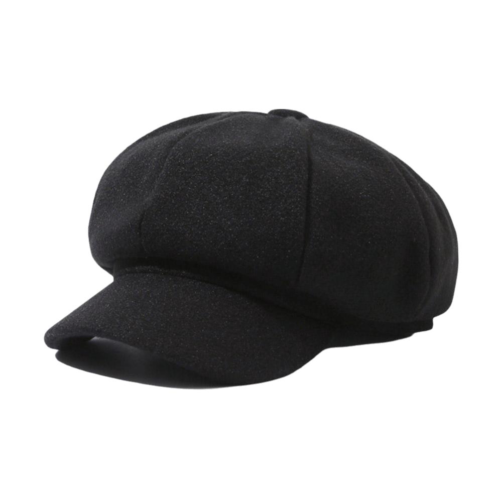 Solid Color Beret Hat Windproof Painter Caps Fashion Newsboy Hat Autumn Winter