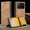 For Xiaomi Redmi K70E 5G/Xiaomi Poco X6 Pro 5G Wallet Case CASEME 013 Series PU Leather Phone Cover Stand