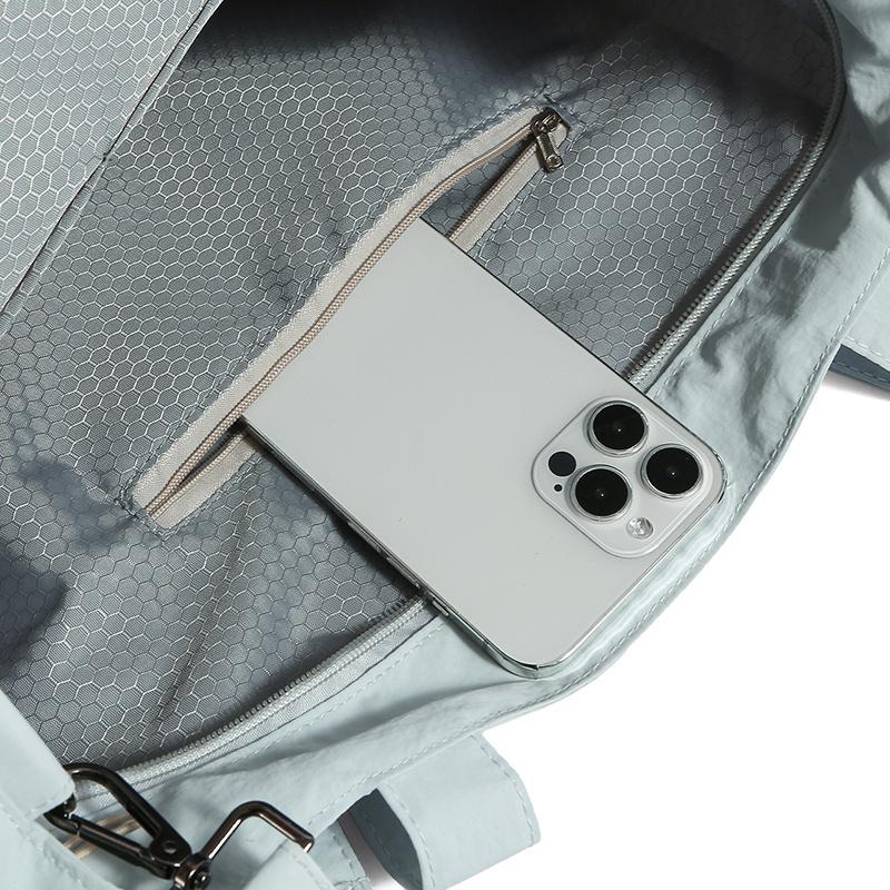 Large Capacity Handbag Women's Solid Color Shoulder Bag