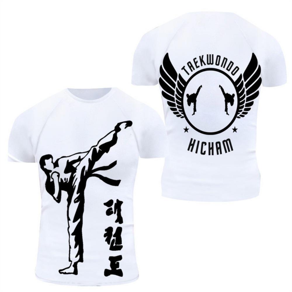 3D Taekwondo Judo Printing T Shirt Children Fashion Sports Short Sleeves Men Summer Gym Clothing Harajuku Tee Shirts Cool Tops