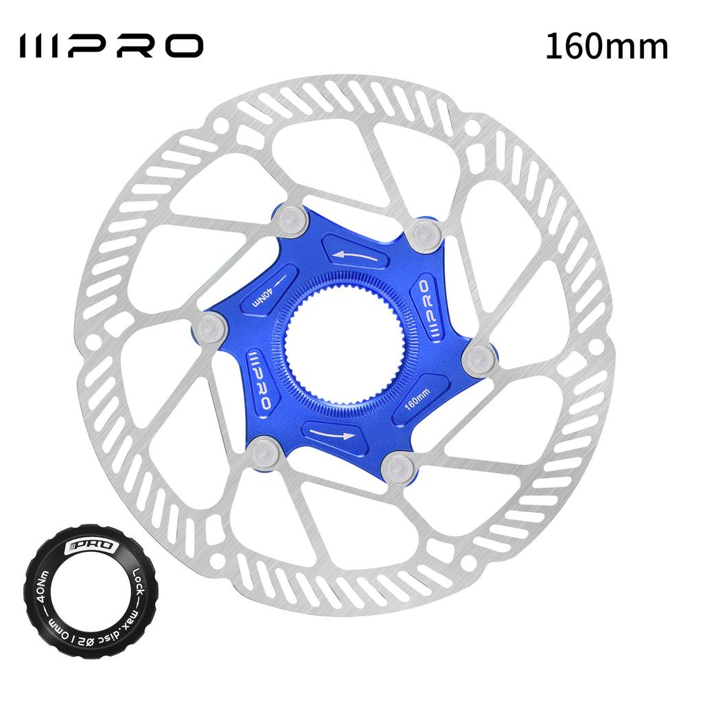 160mm 140mm Centerlock Brake Disc Floating 160mm 140mm 6 Screws Disc Rotor Cooled Lightweigh for Mtb Road Mountain Bike