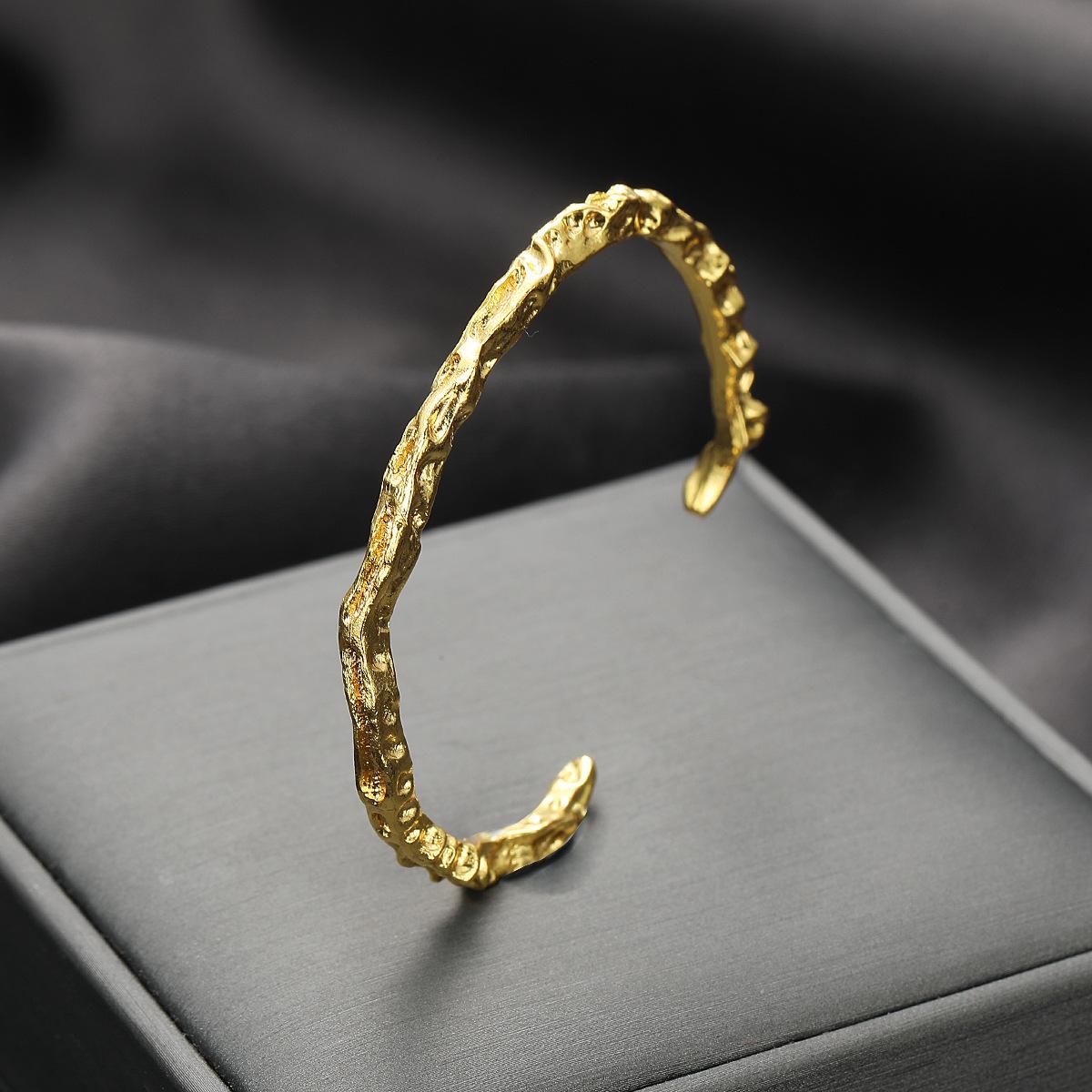 Korean version of creative texture bracelet fashion personality opening niche personality bracelet girlfriend hip hop style bracelet