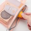 Small Large Cosmetic Bag for Women Girl Zipper Storage Brush Toiletry Bag Travel Lightweight Mesh Wash Divided Storage Organizer